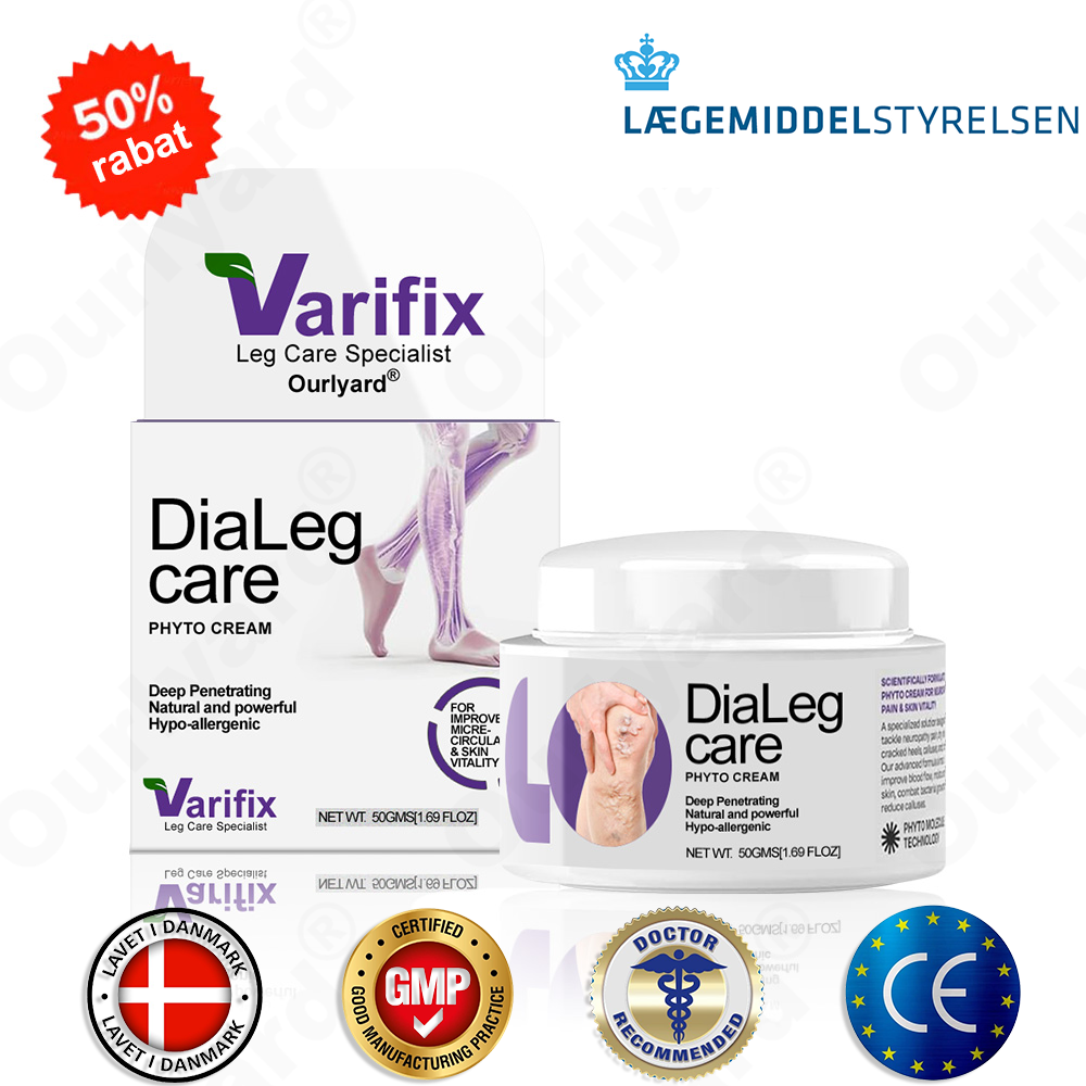 👨‍⚕️𝐎𝐮𝐫𝐥𝐲𝐚𝐫𝐝®𝐃𝐢𝐚𝐋𝐞𝐠 𝐜𝐚𝐫𝐞 𝐏𝐡𝐲𝐭𝐨 𝐜𝐫𝐞𝐦𝐞 – Testet og certificeret af speciallæger i karkirurgi. Mod åreknuder, hævelse og bensmerter.