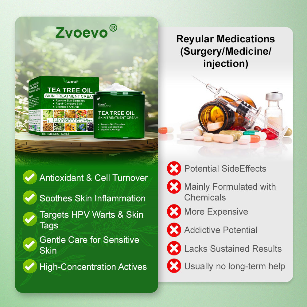 🌿𝐌𝐇𝐑𝐀-𝐀𝐏𝐏𝐑𝐎𝐕𝐄𝐃 ✅𝐳𝐯𝐨𝐞𝐯𝐨® 𝐓𝐞𝐚 𝐓𝐫𝐞𝐞 𝐎𝐢𝐥 𝐒𝐤𝐢𝐧 𝐓𝐫𝐞𝐚𝐭𝐦𝐞𝐧𝐭 𝐂𝐫𝐞𝐚𝐦 – Removes Skin Blemishes, Repairs Damaged Skin, Brightens & Anti-Ageing Care